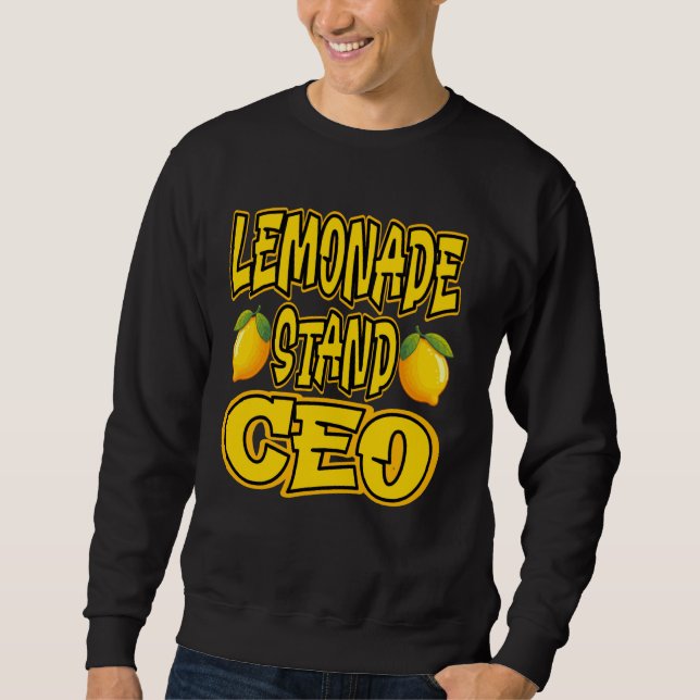 Sweatshirt Lemonade Stand Security CEO Lemon Juice (Devant)