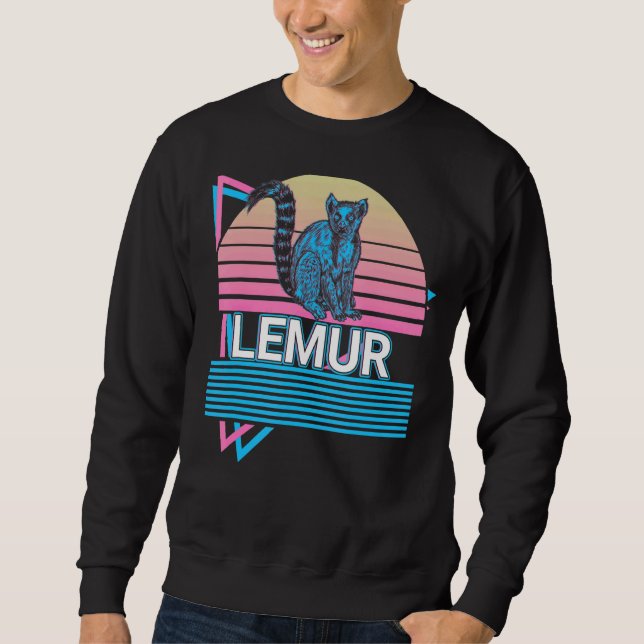 Sweatshirt Lemur Retro (Devant)