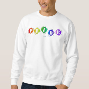 Sweatshirt L'enseigne de fierté aux couleurs de l'arc-en-ciel