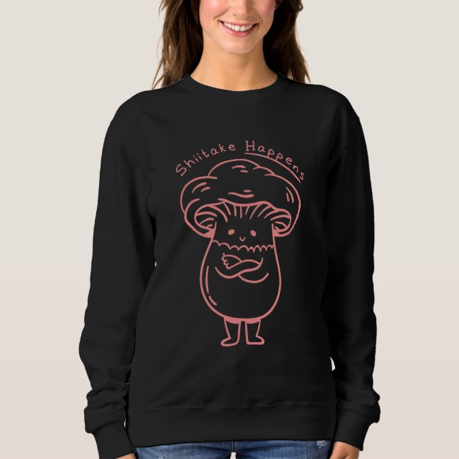 Sweatshirt Lenteur Shiitake Champignon (Devant)