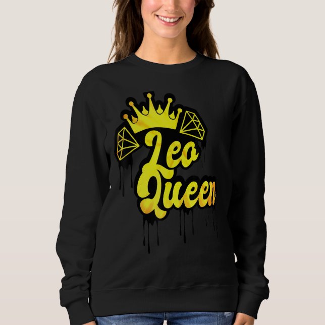 Sweatshirt Léon Queen Zodiac Signal Léon Déchirant Horoscope  (Devant)