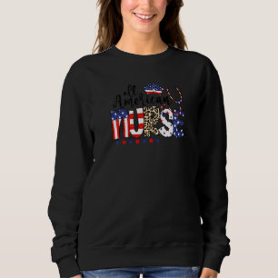 Sweatshirt Leopard All American Nurse Nurse School 4th Of