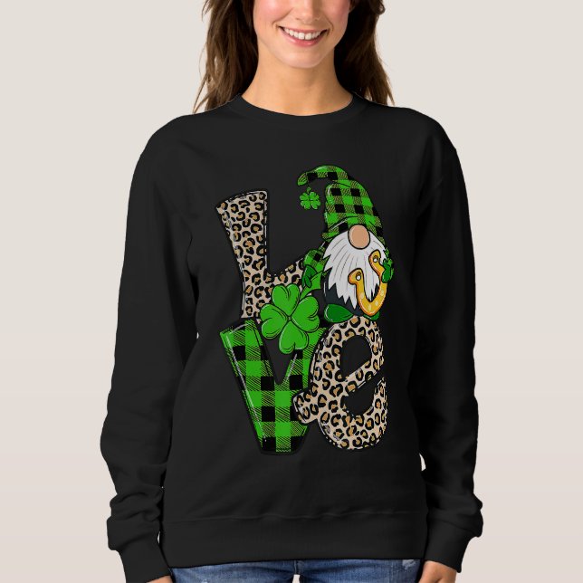 Sweatshirt Leopard Buffalo a planté des nomies Jour de la Sai (Devant)