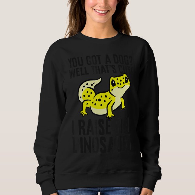Sweatshirt Leopard Gecko Propriétaire Leopard Gecko Pet Leopa (Devant)