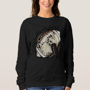 Sweatshirt Leopard Mon Coeur Est Sur Ce Jeu De Football De Te