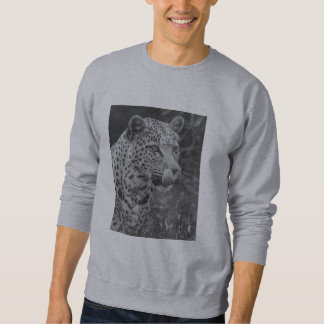Sweatshirt Léopard Noir Et Blanc