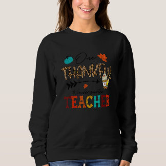 Sweatshirt Léopard Un Enseignant De Maternelle Reconnaissant