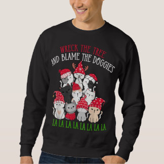 Sweatshirt L'Épave De L'Arbre Blâment Les Doggies De La La Fu