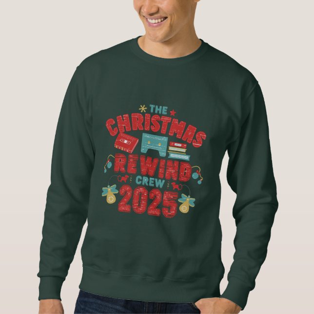 Sweatshirt L'équipe de réexécution de Noël 2025 (Devant)
