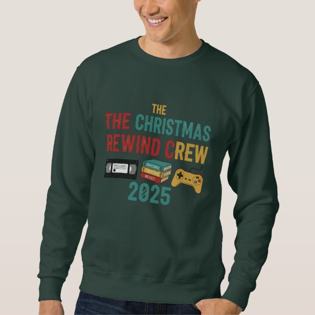 Sweatshirt L'équipe de réveil de Noël 2025 (Devant)