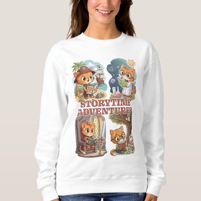 Sweatshirt Les Adventures de Storytime (Devant)