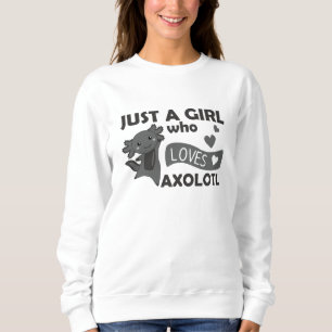 Sweatshirt Les Amateurs D'Axolotl Les Animaux Douces Pour Les