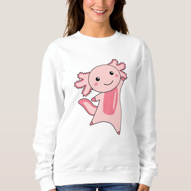Sweatshirt Les Amateurs D'Axolotl Les Beaux Animaux Pour Les  (Devant)