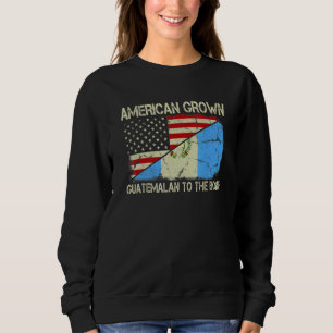 Sweatshirt Les Américains Ont Grandi Guatémaltèque À L'os Nou