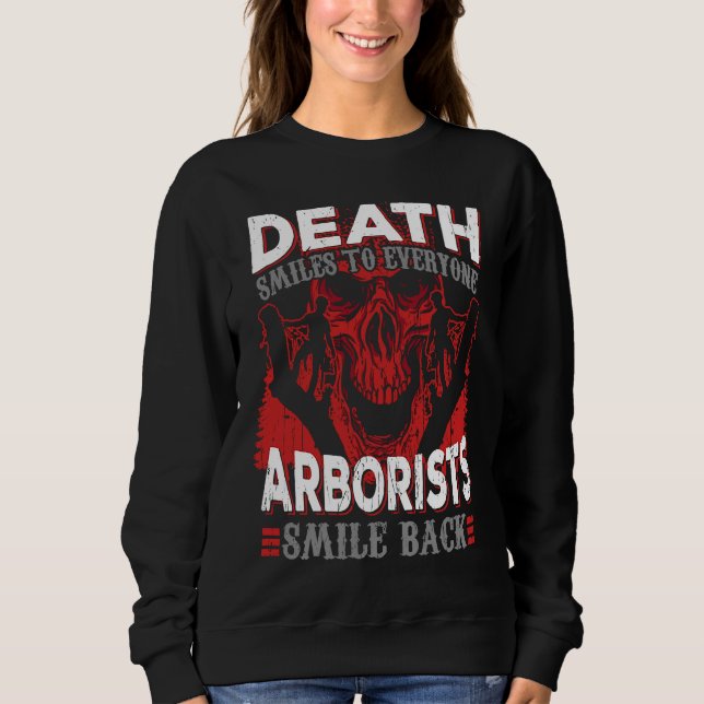 Sweatshirt Les arboriculteurs sourient en retour (Devant)