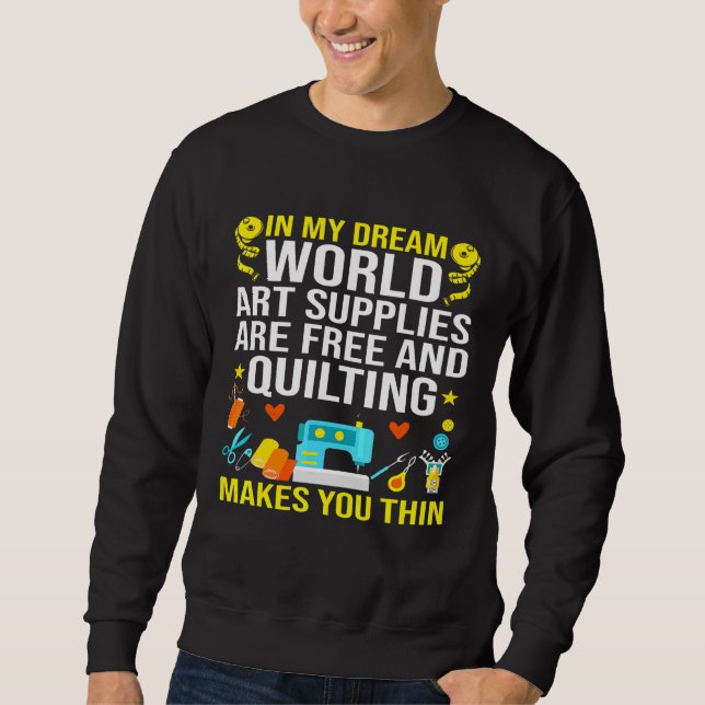 Sweatshirt Les Articles De Toilette Sont Gratuits Et Les Plaf (Devant)