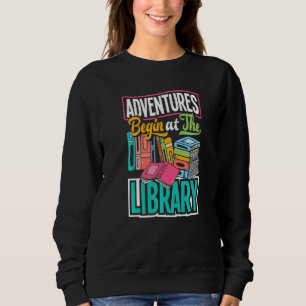 Sweatshirt Les aventures de technicien de bibliothèque archiv