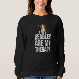 Sweatshirt Les Beagles sont mes amoureux de chiens thérapeuti