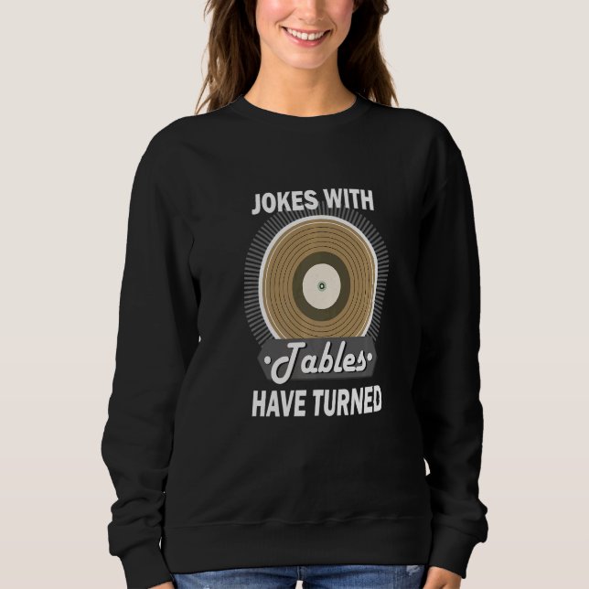 Sweatshirt Les blagues avec des tableaux sont devenues la col (Devant)