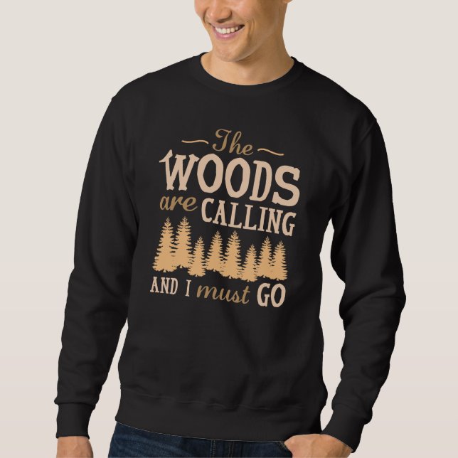 Sweatshirt Les bois appellent (Devant)