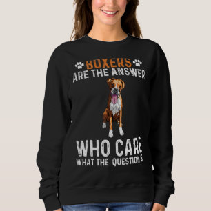 Sweatshirt Les Boxers Sont La Réponse Qui S'Intéresse À La Qu