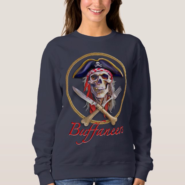Sweatshirt Les Buffaneers Pirate "Emmenez-moi dans votre Lido (Devant)