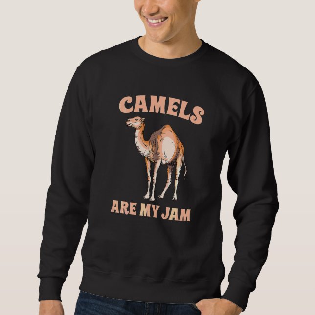 Sweatshirt Les Camels Sont Ma Confiture Pour Un Camion (Devant)