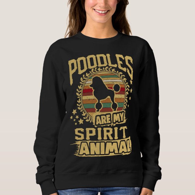 Sweatshirt Les canicules Sont Mon Esprit Les Animaux Les cani (Devant)