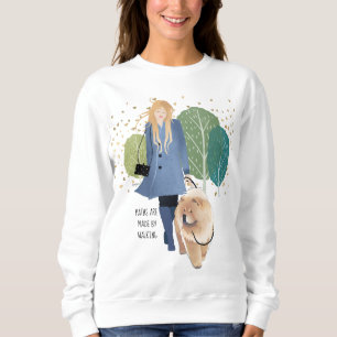Sweatshirt LES CHEMINS SONT FABRIQUÉS À PIED - Chow Sweatsh