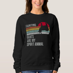 Sweatshirt Les chèvres évanouies sont mon esprit animal - Chè