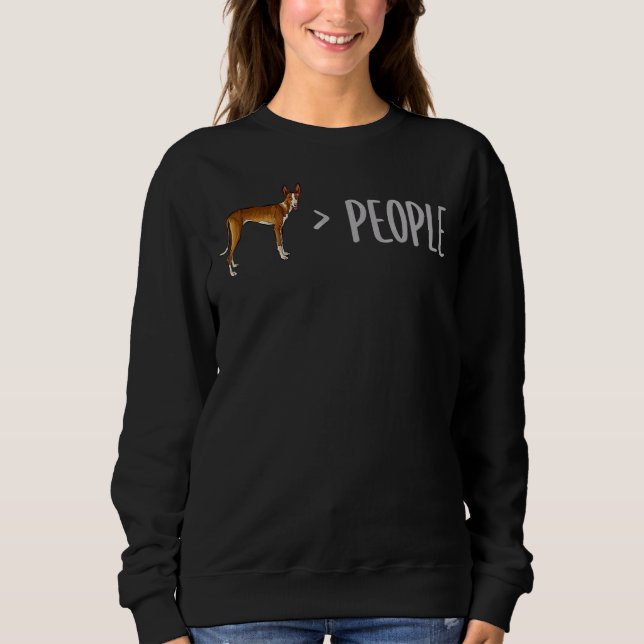 Sweatshirt Les Chiens De Hound Ibiza Sont Plus Grands Que Les (Devant)
