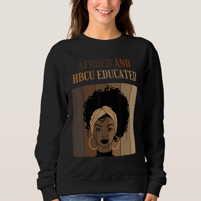 Sweatshirt Les Collèges Noirs Historiques Afroed Et HBCU (Devant)