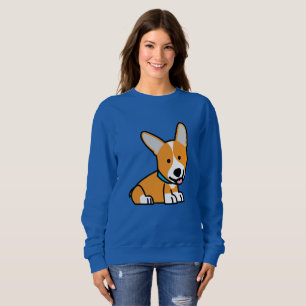 Sweatshirt Les Corgis de corgi poursuivent le Pembroke