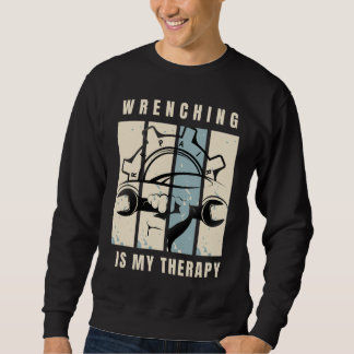 Sweatshirt Les déchirures, c'est ma thérapie : pour la mécani