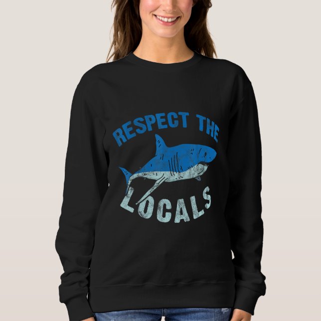 Sweatshirt Les défenseurs des droits des requins Locaux de la (Devant)