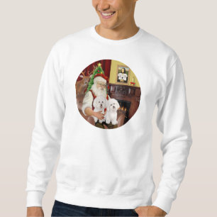 Sweatshirt Les deux Bichon Frise de Santa