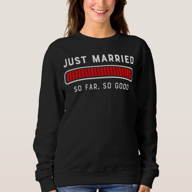 Sweatshirt Les deux Juste Married Newly (Devant)