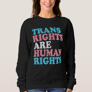 Sweatshirt Les droits des trans sont des droits de l'Homme LG