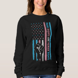 Sweatshirt Les droits trans sont l'égalité des droits humains