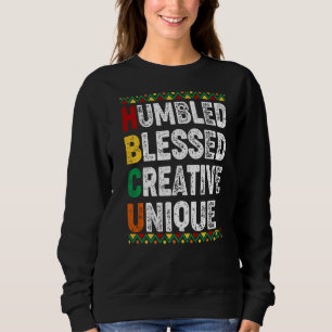Sweatshirt Les Écoles Hbcu Matière Humbled Bienheureux Garçon