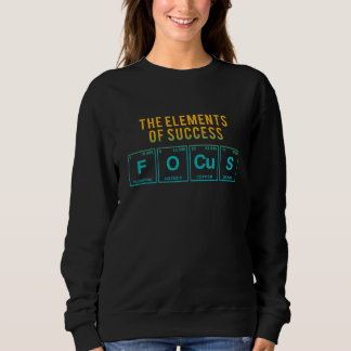 Sweatshirt Les Éléments Du Succès Se Concentrent Sur Les Écri