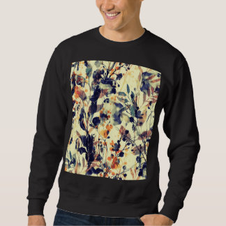 Sweatshirt Les empreintes de la nature : Feuilles floraux san