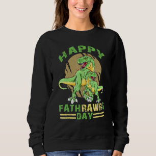 Sweatshirt Les enfants et papa, joyeuse fête des pères - Dino