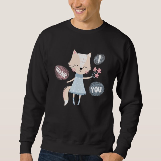 Sweatshirt Les enfants remercient le renard (Devant)