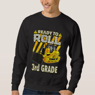 Sweatshirt Les Enfants Retournent À L'École Bulldozer Prêt À