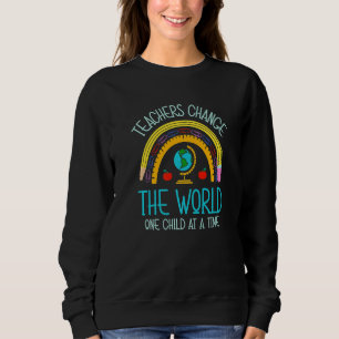 Sweatshirt Les enseignants changent le monde Enfant Retour à 