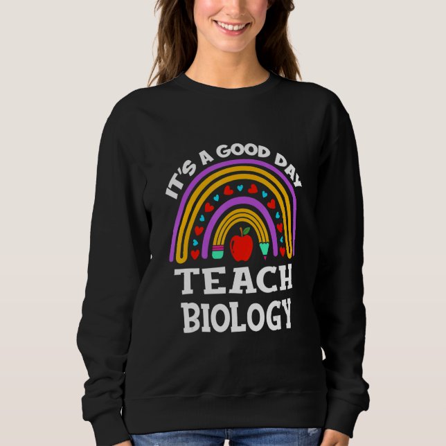 Sweatshirt Les Enseignants Reviennent À L'École C'Est Un Bon  (Devant)