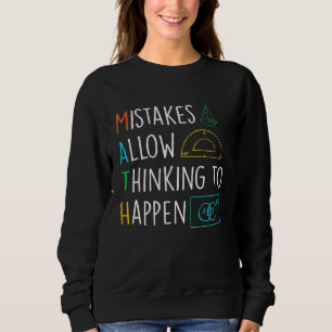 Sweatshirt Les Erreurs Permettent De Penser À Se Produire Des