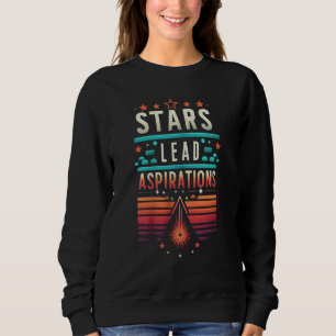 Sweatshirt Les étoiles mènent les aspirations