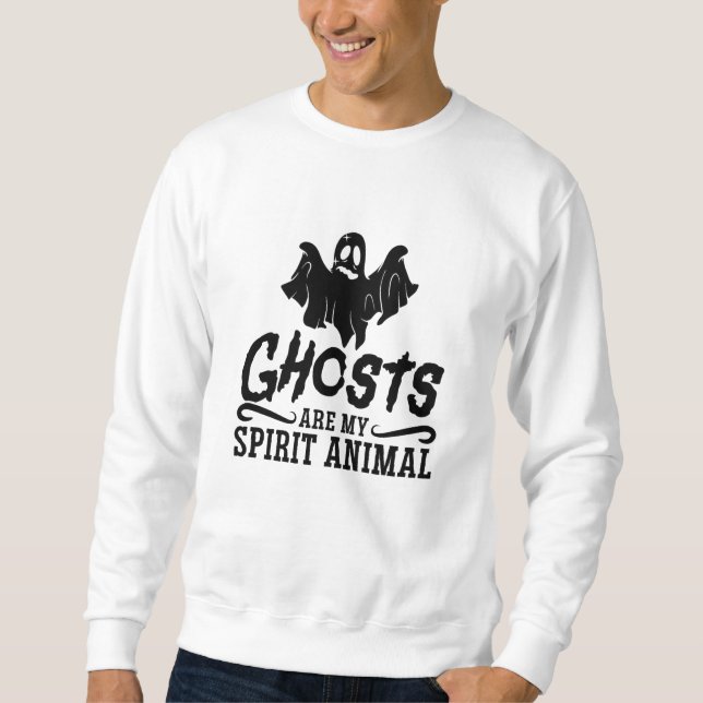 Sweatshirt Les fantômes sont mon esprit Animal Fantôme Chasse (Devant)